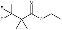 1-三氟甲基环丙烷-1-甲酸乙酯 结构式