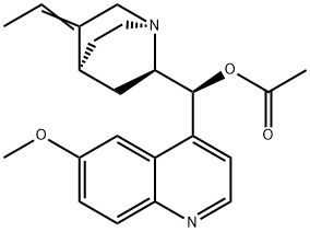 (9S)- 3,10-Didehydro-10,11-dihydro-6'-methoxycinchonan-9-ol Acetate 结构式