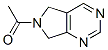 5H-Pyrrolo[3,4-d]pyrimidine, 6-acetyl-6,7-dihydro- (8CI) 结构式