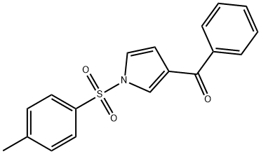 3-苯甲酰-1-甲苯磺酰基吡咯 结构式