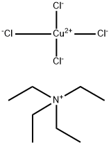 bis(tetraethylammonium) tetrachlorocuprate(II) 结构式