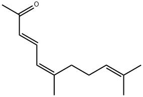 (3E,5Z)-6,10-Dimethyl-3,5,9-undecatrien-2-one 结构式