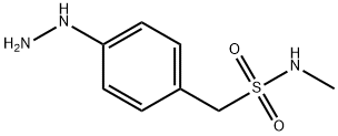 4-肼基-N-甲基苯甲磺酰胺 结构式
