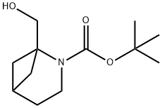 2-Boc-2-azabicyclo[3.1.1]heptane-1-methanol 结构式