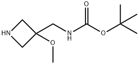 3-(Boc-aminomethyl)-3-methoxyazetidine 结构式