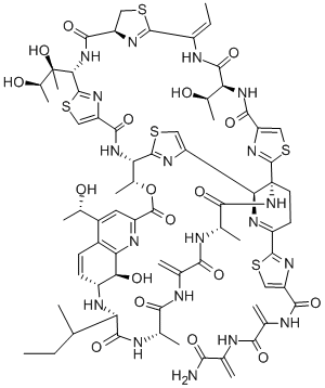 硫链丝菌素 结构式