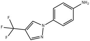 4-[4-(三氟甲基)-1H-吡唑-1-基]苯胺 结构式