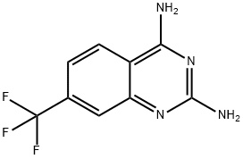 7-Trifluoromethyl-quinazoline-2,4-d
iamine 结构式