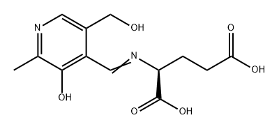 吡哆醛-L-谷氨酸二钾盐 结构式