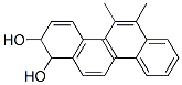 1,2-dihydro-1,2-dihydroxy-5,6-dimethychrysene 结构式