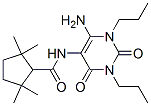 Cyclopentanecarboxamide,  N-(6-amino-1,2,3,4-tetrahydro-2,4-dioxo-1,3-dipropyl-5-pyrimidinyl)-2,2,5,5-tetramethyl- 结构式