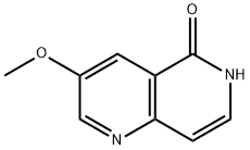 3-Methoxy-1,6-naphthyridin-5(6H)-one 结构式