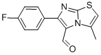 6-(4-FLUOROPHENYL)-3-METHYLIMIDAZO[2,1-B]THIAZOLE-5-CARBOXALDEHYDE 结构式