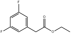 2-(3,5-二氟苯基)乙酸乙酯 结构式