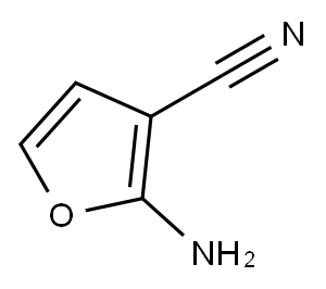 2-氨基呋喃-3-甲腈 结构式