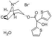 噻托溴铵一水合物 结构式
