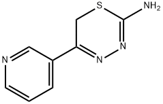 5-吡啶-3-基-6H-[1,3,4]噻二嗪-2-胺 结构式