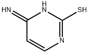 2-Pyrimidinethiol, 1,6-dihydro-6-imino- (9CI) 结构式