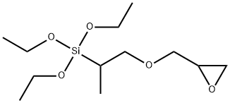 Silane, triethoxy1-methyl-2-(oxiranylmethoxy)ethyl- 结构式