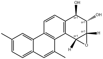 1,2-dihydro-5,9-dimethyl-3,4-epoxy-1,2,3,4-tetrahydrochrysene 结构式