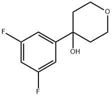 4-(3,5-二氟苯基)四氢-2H-吡喃-4-醇 结构式