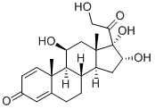 16alpha-羟基泼尼松龙 结构式