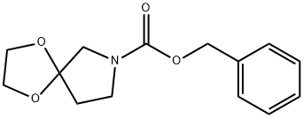1,4-二噁-7-氮杂螺[4.4]壬烷-7-羧酸苄醇 结构式