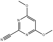 2-氰基-4,6-二甲氧基嘧啶 结构式