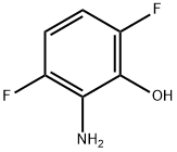 2-氨基-3,6-二氟苯酚 结构式