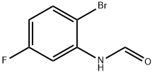 N-(2-溴-5-氟苯基)甲酰胺 结构式