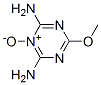 1,3,5-Triazine-2,4-diamine,6-methoxy-,3-oxide(9CI) 结构式