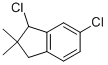 1,6-DICHLORO-2,3-DIHYDRO-2,2-DIMETHYL-1H-INDENE 结构式