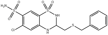 氢苄噻嗪 结构式