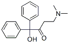 4-Dimethylamino-1,1-diphenyl-1-hydroxy-2-butanone 结构式