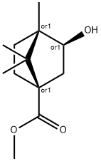METHYL 3-HYDROXY-4,7,7-TRIMETHYLBICYCLO[2.2.1]HEPTANE-1-CARBOXYLATE 结构式