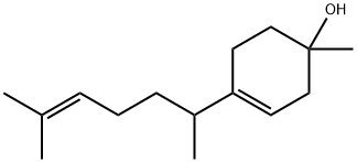 3-Cyclohexen-1-ol, 4-(1,5-dimethyl-4-hexen-1-yl)-1-methyl- 结构式