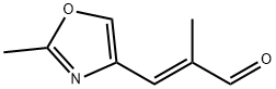 2-METHYL-3-[4-METHYL(3,5-OXAZOLYL)]PROP-2-ENAL 结构式