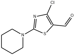 4-Chloro-2-(1-piperidino)-5-thiazolecarboxaldehyde