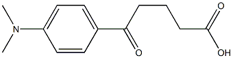 5-[4-(N,N-DIMETHYLAMINO)PHENYL]-5-OXOVALERIC ACID 结构式