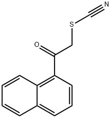 2-(1-萘基)-2-氧代硫氰酸乙酯 结构式