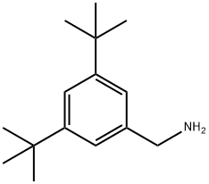 3,5-二叔丁基苄胺 结构式