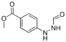 Benzoic acid, 4-(2-formylhydrazino)-, methyl ester (9CI) 结构式