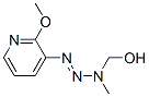 Methanol, [3-(2-methoxy-3-pyridinyl)-1-methyl-2-triazenyl]- (9CI) 结构式