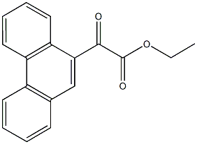 2-氧代-2-(菲-9-基)乙酸乙酯 结构式