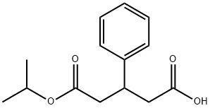 Pentanedioic acid, 3-phenyl-, mono(1-methylethyl) ester (9CI) 结构式