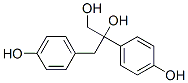 2,3-bis(4-hydroxyphenyl)propane-1,2-diol 结构式
