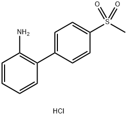 4'-METHANESULFONYL-BIPHENYL-2-YLAMINE HYDROCHLORIDE 结构式