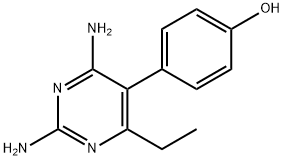4-(2,4-DiaMino-6-ethyl-5-pyriMidinyl)-phenol 结构式