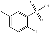 2-碘-5-甲基苯磺酸 结构式