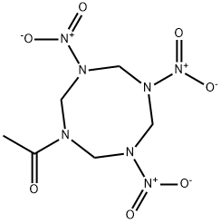 1-acetyloctahydro-3,5,7-trinitro-1,3,5,7-tetrazocine  结构式